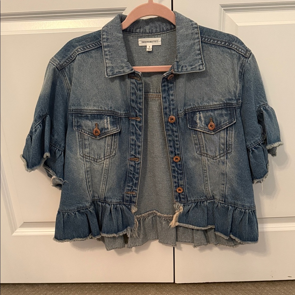 Dance & Marvel Light Blue Denim Jacket